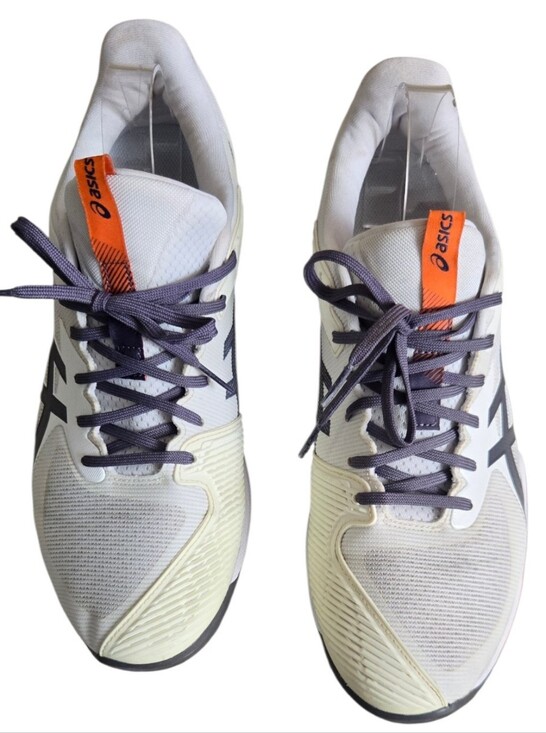 ASICS Solution Speed FF 3 Tennis Shoes Men\'s 11.5 White Orange main image 11